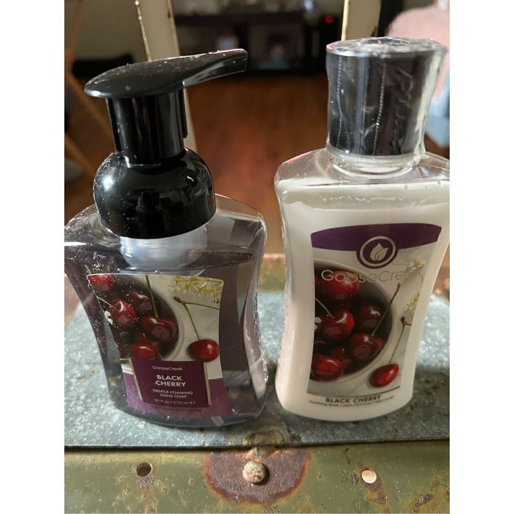 Goose Creek Black Cherry Foaming Hand Wash + Body Lotion